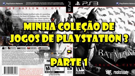 Minha coleção de jogos de PlayStation 3 Parte 1 YouTube