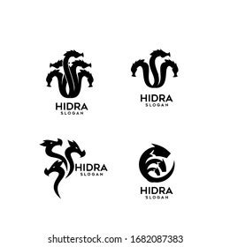 Collection Hydra Logo Black Icon Design Stock Vector (Royalty Free ...