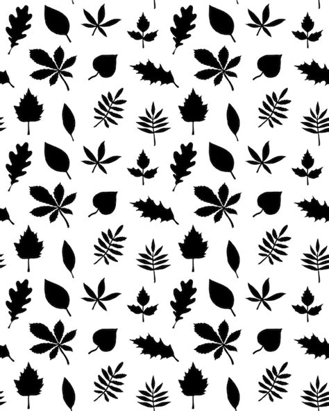 Premium Vector Vector Seamless Pattern Of Autumn Leaves