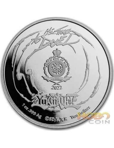 YU GI OH Game Flip 25th Anniversary 1 Oz Silver Coin 2 Niger 2022