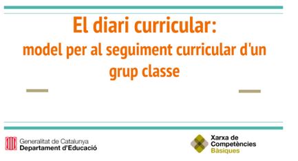 Diari Curricular Xarxa De Compet Ncies Servei Educatiu Vall S