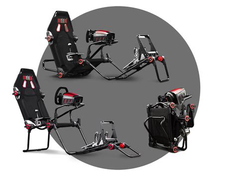 Next Level Racing F Gt Lite Foldable Simulator Cockpit