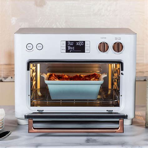 Ge Cafe Couture Matte White Air Fryer Toaster Oven Reviews Crate And Barrel