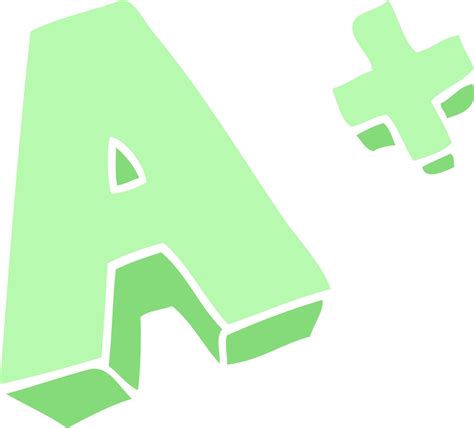 flat color illustration   grade symbol  vector art  vecteezy