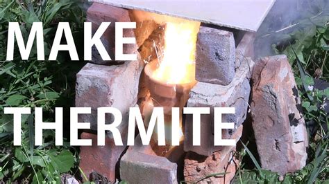 Make Thermite And Testing Various Iron Oxide Sources Youtube