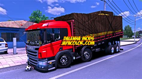 Caminh O Scania P Qualificada Para Ets V X Dalenha Mods