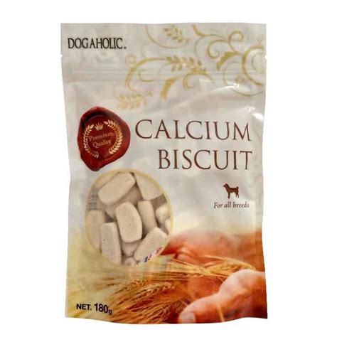 Buy Rena Dogaholic Calcium Biscuit For All Dog Breeds, 180gm Online at ...