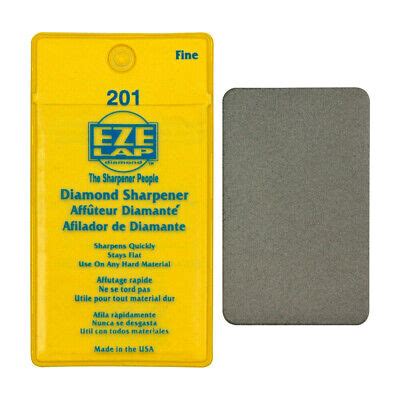 Eze Lap Credit Card X Mm Diamond Sharpener Fine Ebay