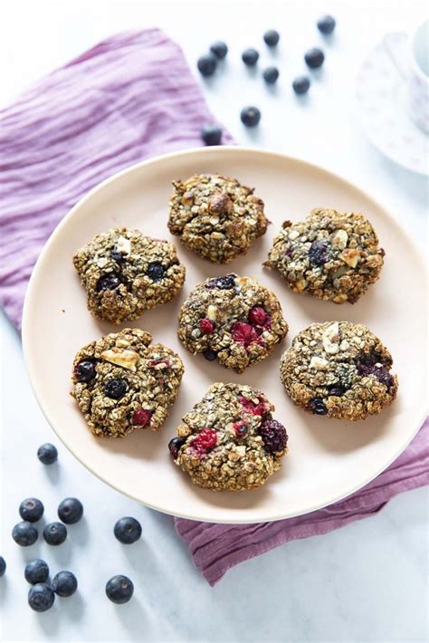 Cookies Healthy Aux Flocons D Avoine Et Compote De Pommes Sans Farine