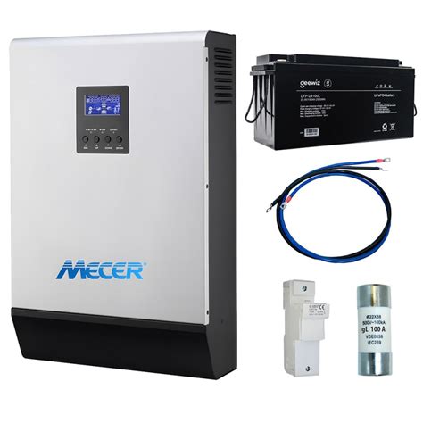 Va Mecer Axpert Pure Sine Inverter X V Ah Lithium Battery