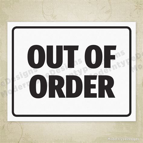 order signage printable     order signage