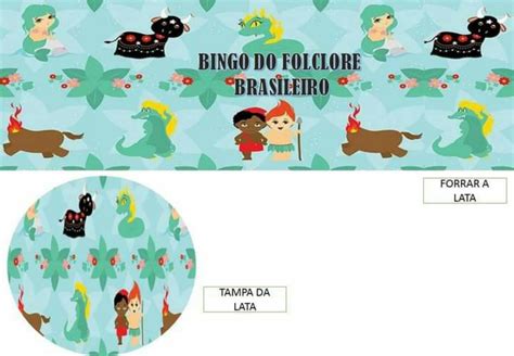 Amo Alfabetizar Bingo Do Folclore Brasileiro Pedagogia