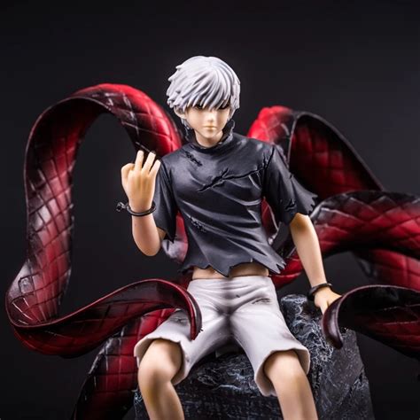 Anime Tokyo Ghoul Ken Kaneki 2 Head Changeable Collection Pvc Statue