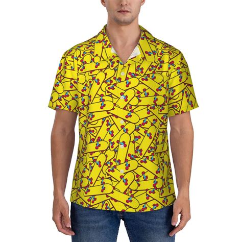 Kll Mens Hawaiian Shirt Short Sleeve Button Down Beach Shirts