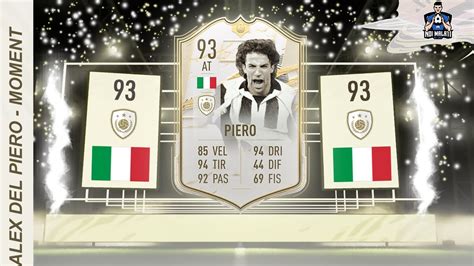 Alessandro Del Piero Icon Moments 93 Fifa21 Player Review Ita