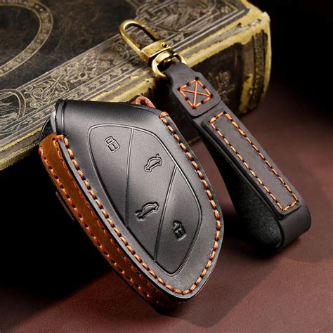 Leather Car Key Case Cover Keychain For Roewe Rx I I Rx Rx Erx