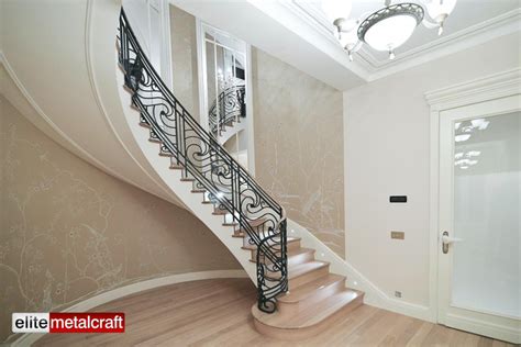 Queens Gate Mews Helical Staircase With Laser Cut Balustrade And