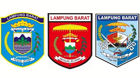 Ada 3 Logo Atau Lambang Kabupaten Lampung Barat Di Ruang Publik Mana