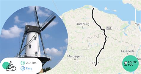 Eeklo Breskens Recreatieve Fietsroute RouteYou