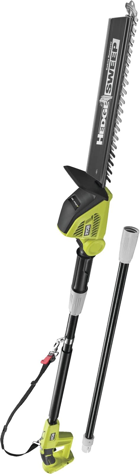 Ryobi Ry40603btl 18 In 40 Volt Lithium Ion Cordless Pole Hedge Trimmer Tool Only