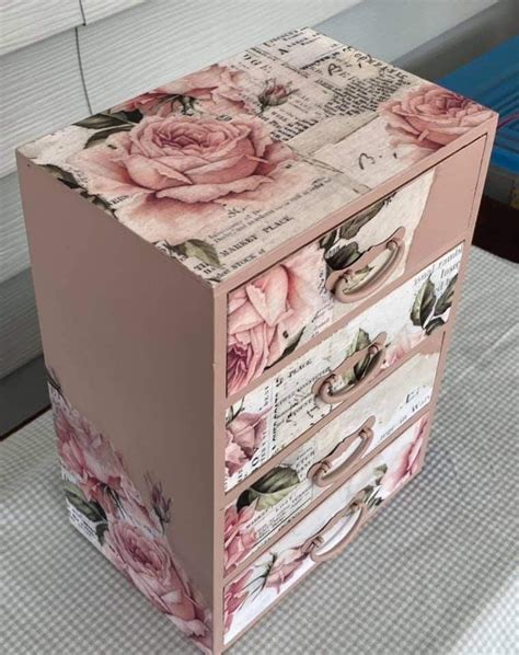 Lingerie Chest With Romantic Decoupaged Drawers Artofit