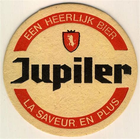 Jupiler Belgium Beer Coasters Beer Label Beer Ad