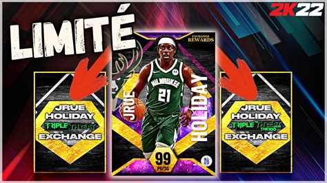 Nba K My Team Obtenez Jrue Holiday Dark Matter Gratuitement Avant