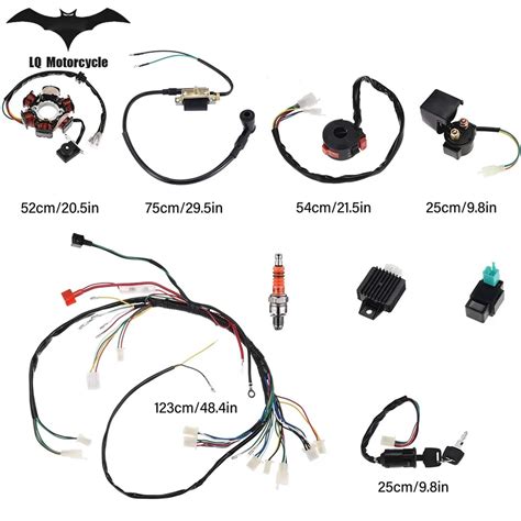 Arn S De Cableado El Ctrico Completo Para Motocicleta ATV Quad Pit Bike