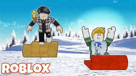 Ce Obby Est Impressionant Roblox Sled Obby Youtube