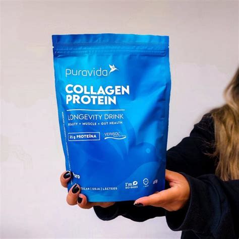 Collagen Protein PuraVida 450g Colágeno Puro Pura Vida Colágeno