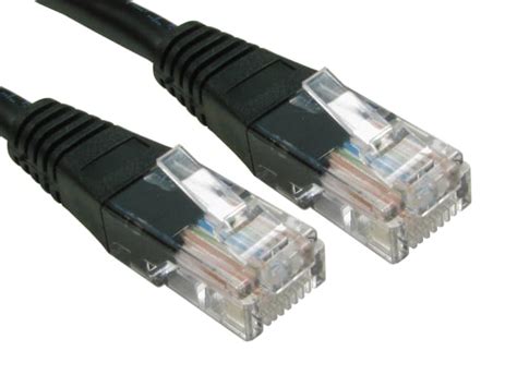 Rs Pro Rs Pro Cat6 Male Rj45 To Male Rj45 Ethernet Cable U Utp Black Pvc Sheath 10m 240