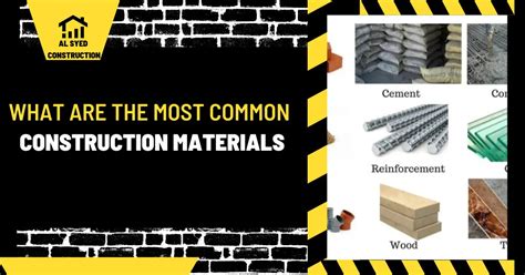 common construction materials