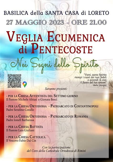 Maggio Veglia Ecumenica Di Pentecoste