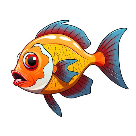 Premium Vector | Purple saltwater fish sturgeon clip art red and white