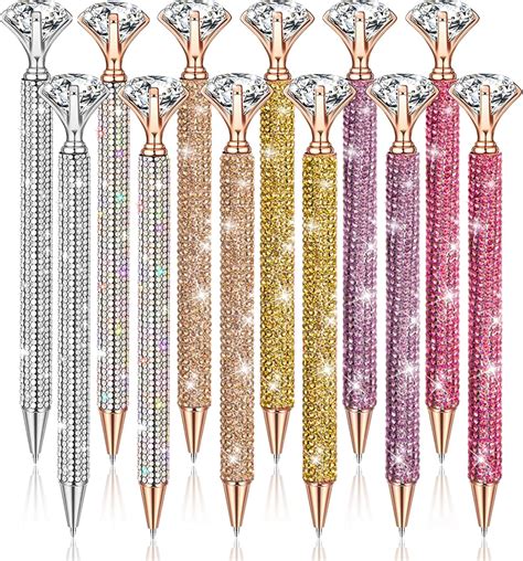 Amazon ZSMKJIAYE 12Pcs Big Diamond Pens With Crystal Bling