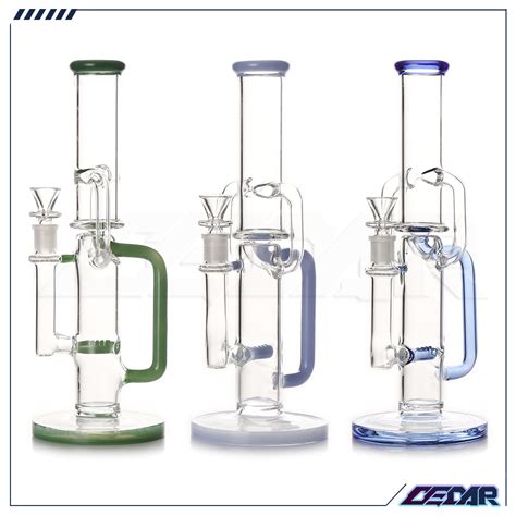 New Design Inches Mixed Color Glass Water Pipe Tobacco Pipe Mm