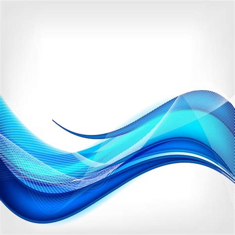 Premium Vector Abstract Colored Wave On Background