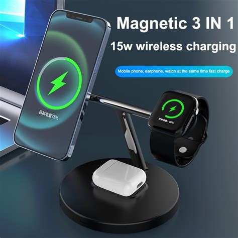 Incarcator Wireless Pliabil Oimg W Fast Charge Compatibil Cu Apple