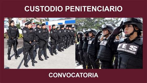 Convocatoria Y Vacante Para Custodio Penitenciario 2021 Beneficios