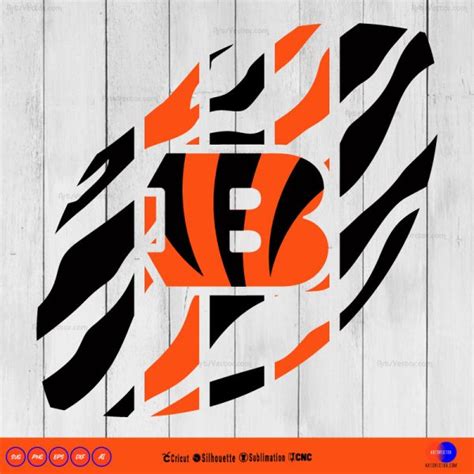 Cincinnati Bengals NFL B SVG PNG EPS DXF AI Arts Vector