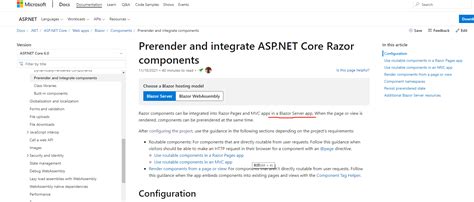 About Component S Render From Razor Page Issue 23948 Dotnet