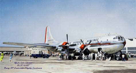 Stratocruiser American Airlines Overseas Colorized Flickr