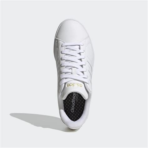 Adidas Grand Court Cloudfoam Lifestyle Court Comfort Shoes White