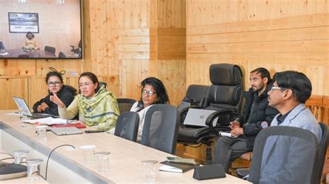 Advisor To UT Ladakh Dr Pawan Kotwal Chairs Review Meeting On Bio