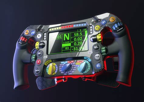 Mercedes W07 F1 steering wheel 3D model | CGTrader