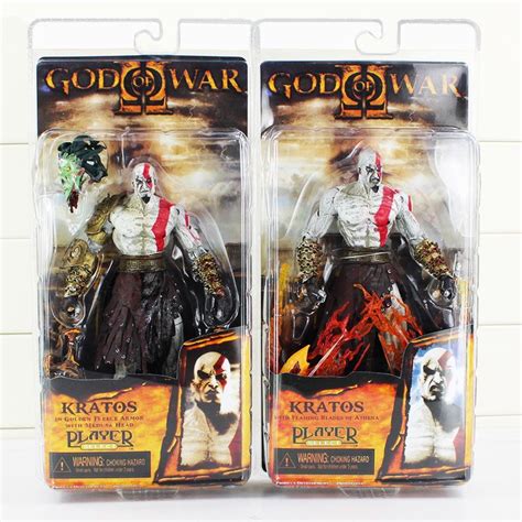 Cm Neca God Of War Kratos Action Figure Kratos Flame Version