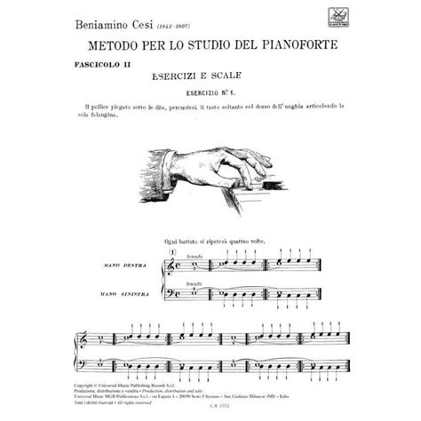 Cesi Metodo Per Lo Studio Del Pianoforte