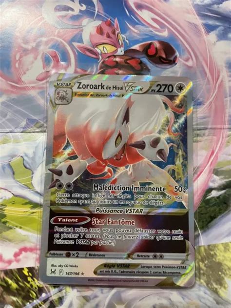 Carte Pok Mon Zoroark De Hisui Vstar Eb Origine Perdue Fr Eur