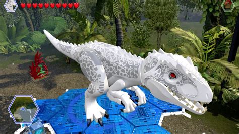 Lego Jurassic World The 10x Red Brick Indominus Territory Jurassic World Youtube