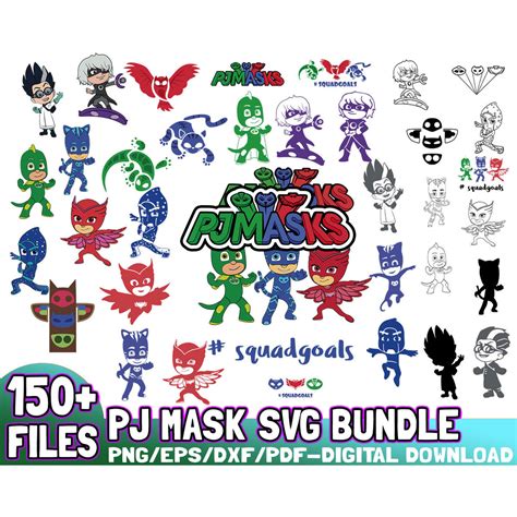 Pj Mask Svg Bundle Inspire Uplift